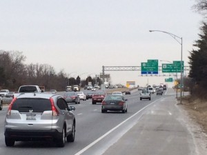 traffic I-495 Capital Beltway at Md. 4