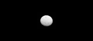This image was taken by NASA's Dawn spacecraft on approach to Ceres on Feb. 4, 2015 at a distance of about 90,000 miles from the dwarf planet. These latest pictures of Ceres are the sharpest to date, at a resolution of 8.5 miles (14 kilometers) per pixel. (NASA)