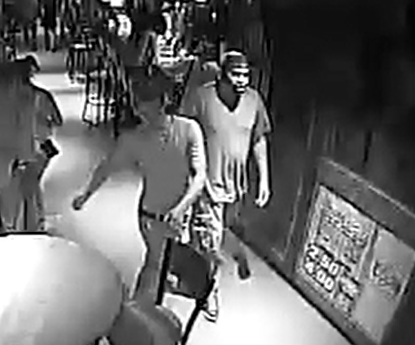 A bar’s surveillance video captured Poindexter escorting a stumbling victim from a bar (Courtesy Montgomery County State's Attorney's Office)