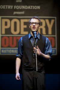 2012 Kansas State Poetry Out Loud Champion Cody Keener at the National Finals in Washington, DC.(James Kegley)