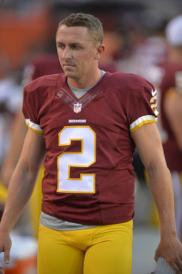 Forbath leaves DC with the highest career FG% in team history.  (AP Photo/David Richard)