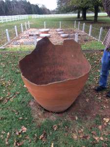 A qvevri is an ancient clay vessel that was originally used to make wine in Georgia.  Sebastian Zutant used a qvevri to make his rosé cider. (Courtesy Sebastian Zutant)