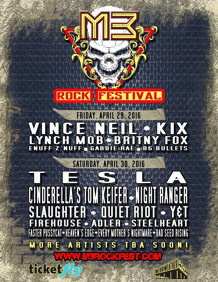 Lineup announced for M3 Rock Festival at Merriweather WTOP