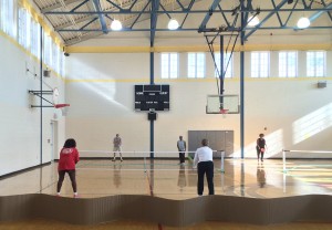 Pickleball players at Emery Recreation Center in Northwest D.C. (WTOP/Noah Frank)