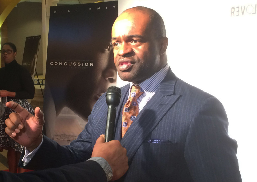 DeMaurice Smith, head of the NFLPA, champions the scientific discoveries made by Dr. Omalu. (WTOP/Noah Frank)