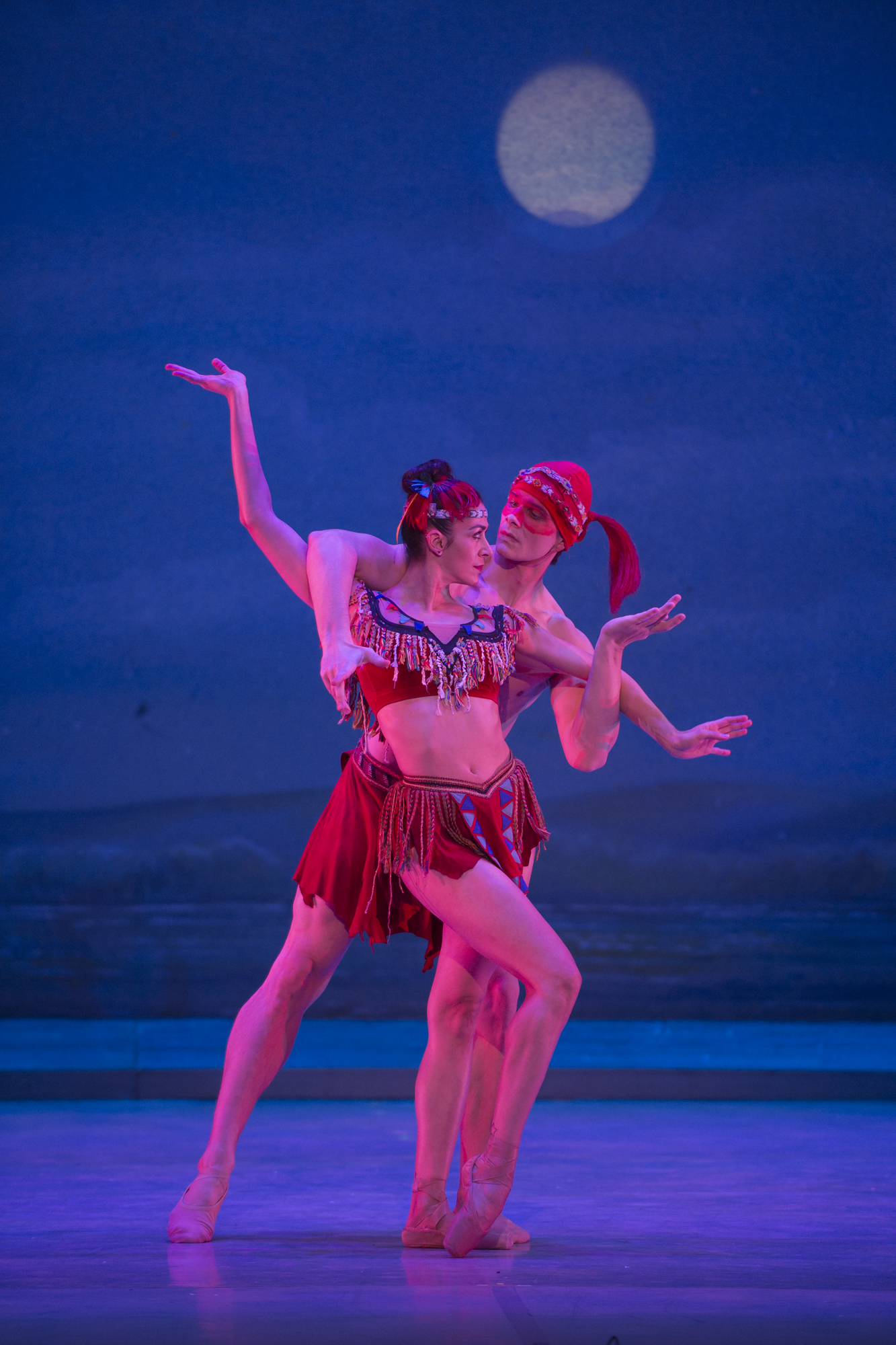 The Washington Ballet's Sona Kharatian and Tamas Krizsa perform a scene from "The Nutcracker." (Media4artists/Theo Kossenas)