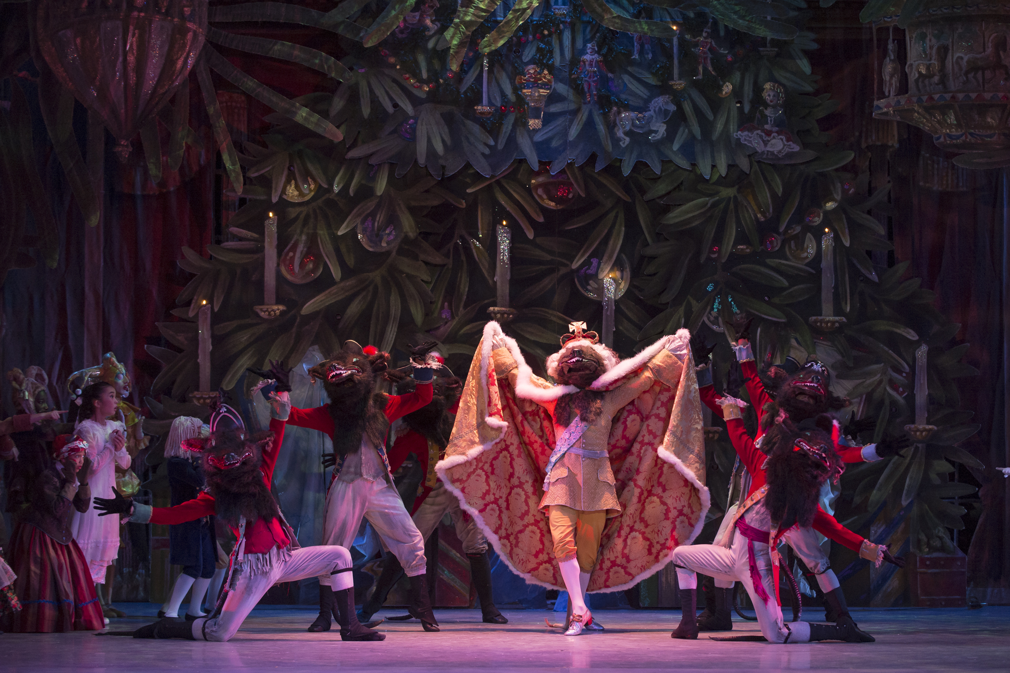 The Rat King dances during The Washington Ballet's 'The Nutracker.' (Media4artists/Theo Kossenas)