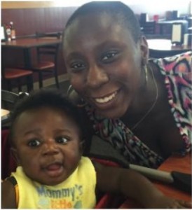 Tynisha Rashon Owens, 24, and 11-month-old Elijah Owens were last seen around 6:30 a.m. on Feb. 4, 2016.  (Courtesy Montgomery County Police Department)