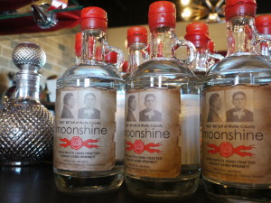 Dragon’s signature moonshine, Bad Bill Tutt, is an homage to his grandfather, a man Lambert described as a "doctor, womanizer, gambler and moonshiner." (WTOP/Tiffany Arnold)
