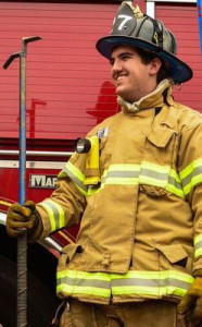 Kevin Swain, 19, was flown to Baltimore Shock-Trauma after being shot four times after responding to a 911 call in Temple Hills, Md. on Friday, April 15, 2016. He has since been moved out of the intensive care unit, fire officials in Prince George's County, Md. say. (Courtesy Prince George's County Fire and Rescue)