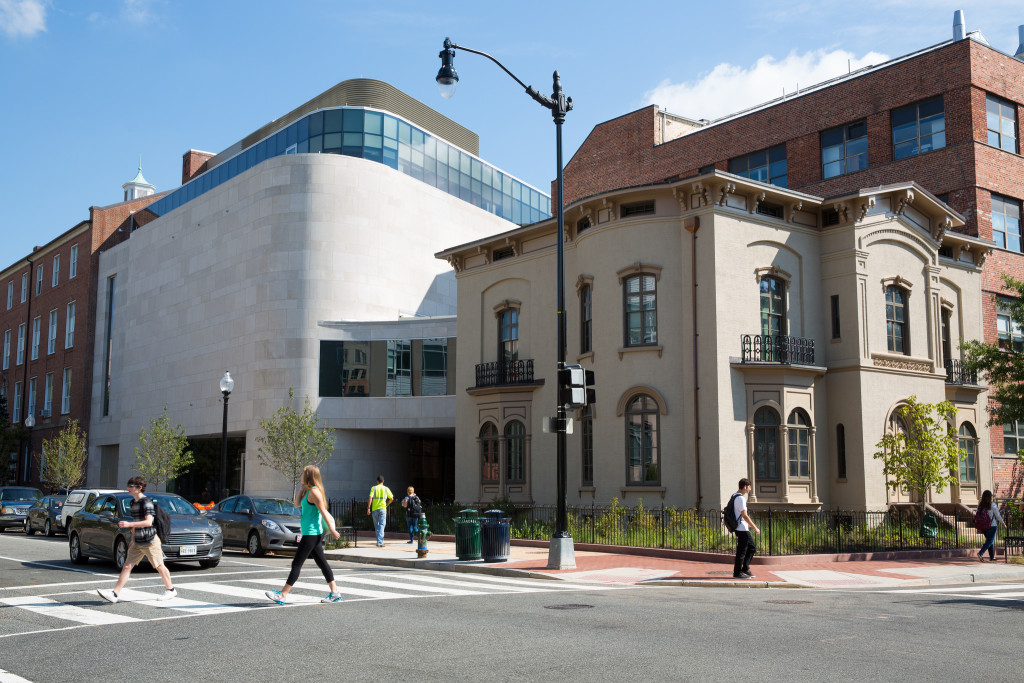 The George Washington University Museum and The Textile Museum opened in their shared home in March 2015. The two partnered on the 46,000-square-foot joint museum at 21st and G streets in Northwest. (The George Washington University Museum and Textile Museum)
