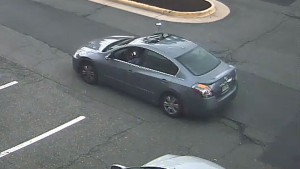 The suspect's vehicle, described as a 2008 to 2012 Nissan Altima with a possible partial license plate of “2057." (Courtesy Fairfax County Police Department)
