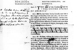 Articles of confederation november 15 1777 trail