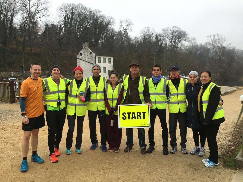 Fletcher's Cove parkrun was started by this group of volunteers in January 2016. The American Cancer Society is partnering with parkrun USA to promote fitness in the fight against cancer. (Courtesy parkrun)