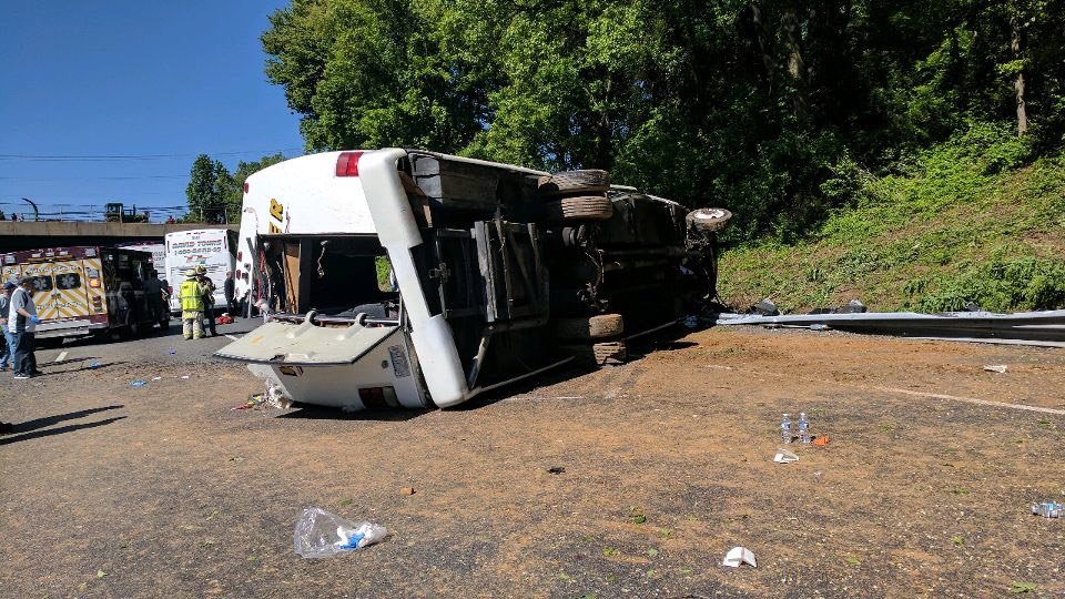 Bush crash closes SB I-95 north of Baltimore; NB lanes reopen - WTOP