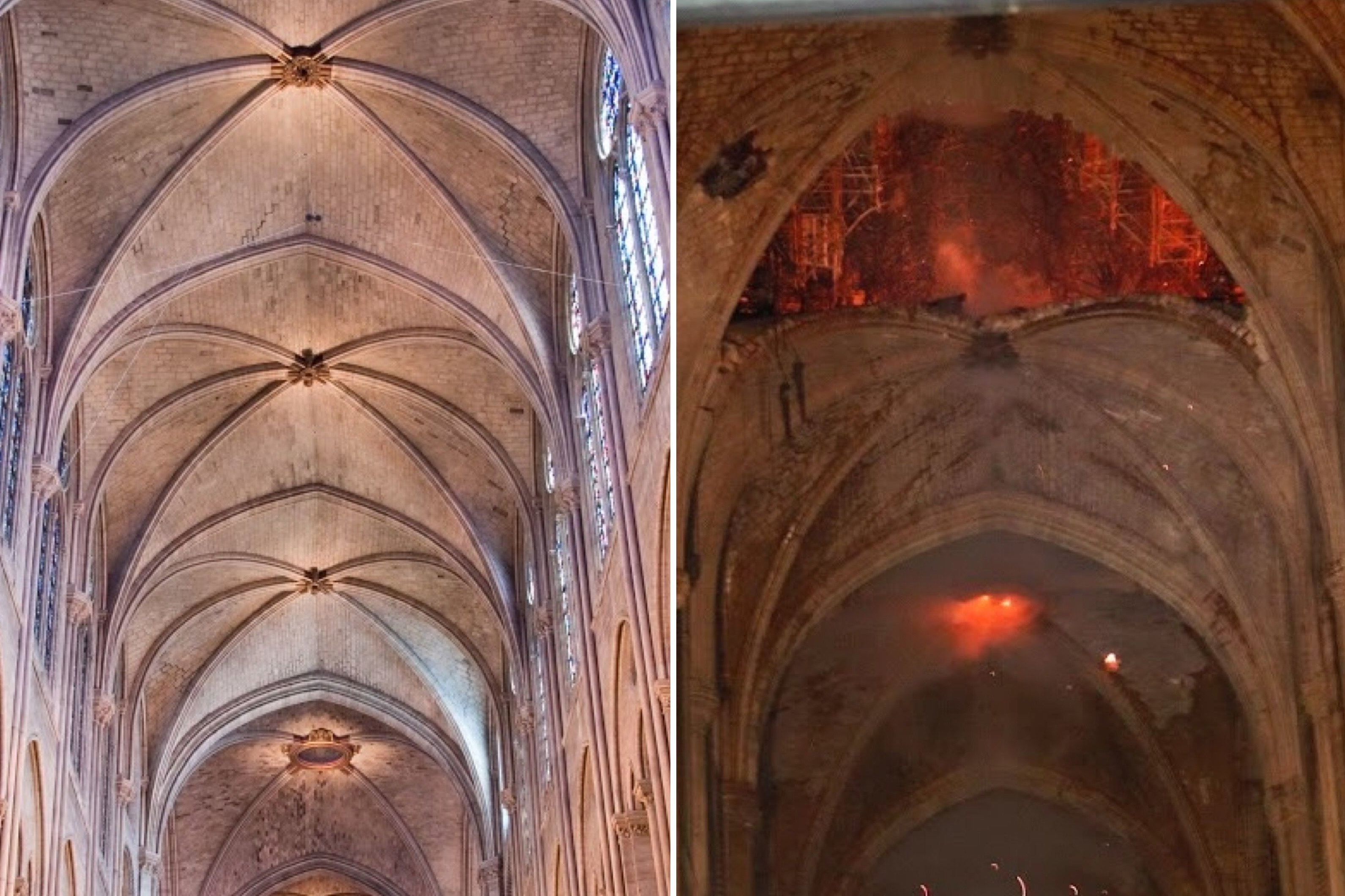 Before And After Images Of Notre Dame Reveal What Was Lost Wtop