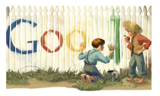 Site names Top 30 Google Doodles of 2011