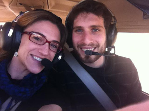 Taking the plunge: Pilot fakes crash landing to propose