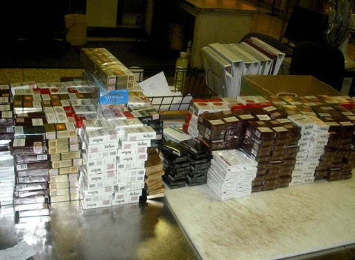 Airport officials bust man with 18,480 cigarettes