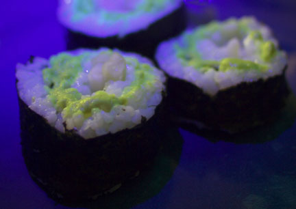 Glow-in-the-dark sushi – the next big thing