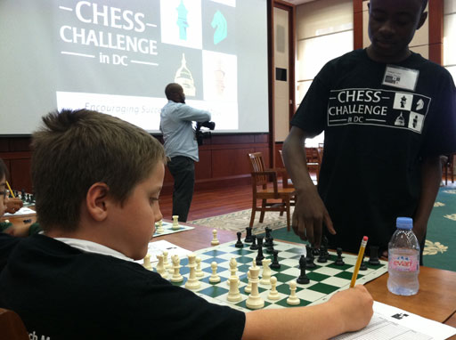 Chess masters teach kids new tricks
