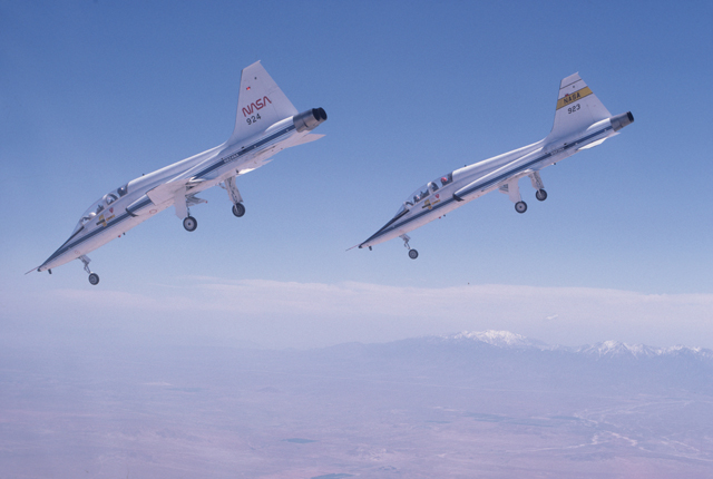 NASA jets fly over D.C. for photo training mission