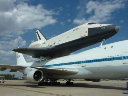 Space shuttle Enterprise to depart D.C. Friday
