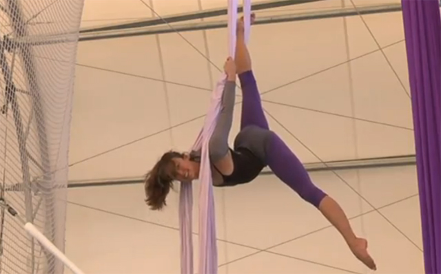 High-flying excitement, unique exercise at D.C. Trapeze (VIDEO)