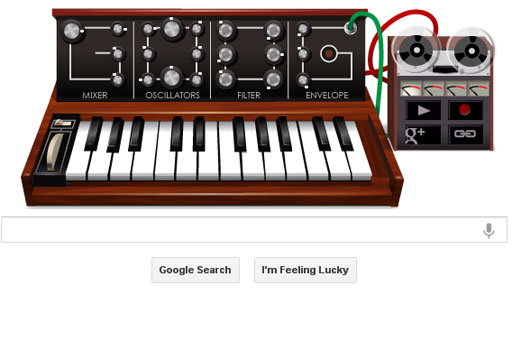 Google Doodle honors synthesizer pioneer, Bob Moog