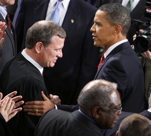 Roberts shows conscience for poor, business, partisanship