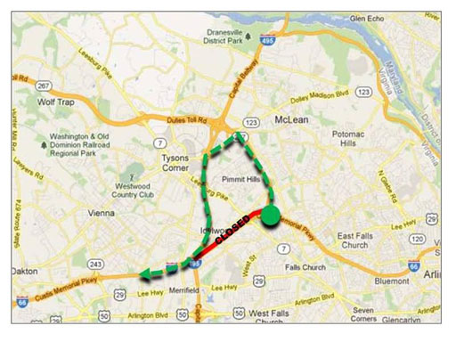 I-66 overnight closures expected this week