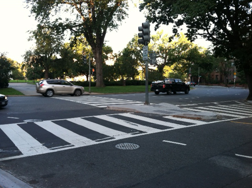 Who has the right of way in a traffic circle?