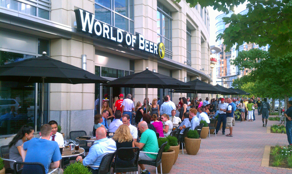 World of Beer offers 500 beers from 40 countries