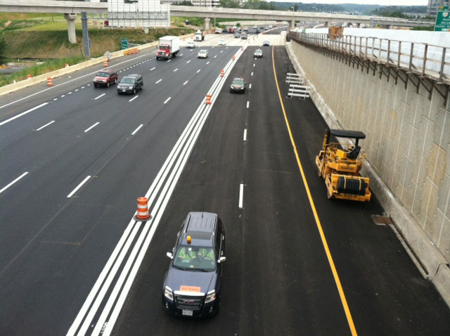 Beltway Express Lanes given a test