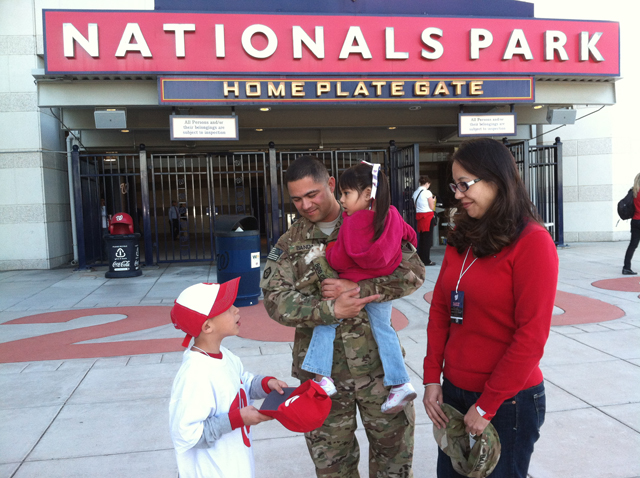 Soldier’s return brings tears and cheers at Nats Park (VIDEO)