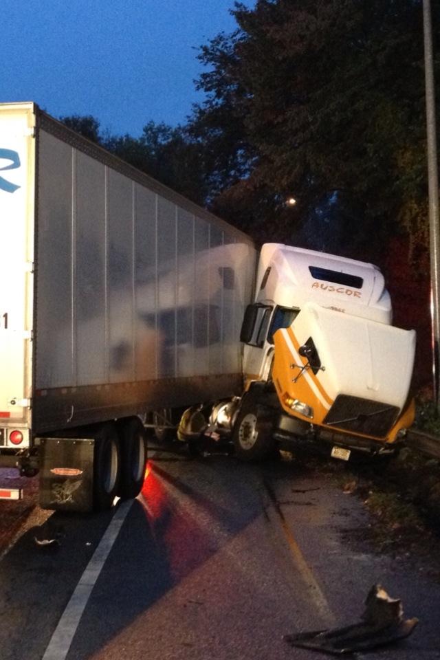 Inner Loop reopens after 2 tractor-trailer accidents