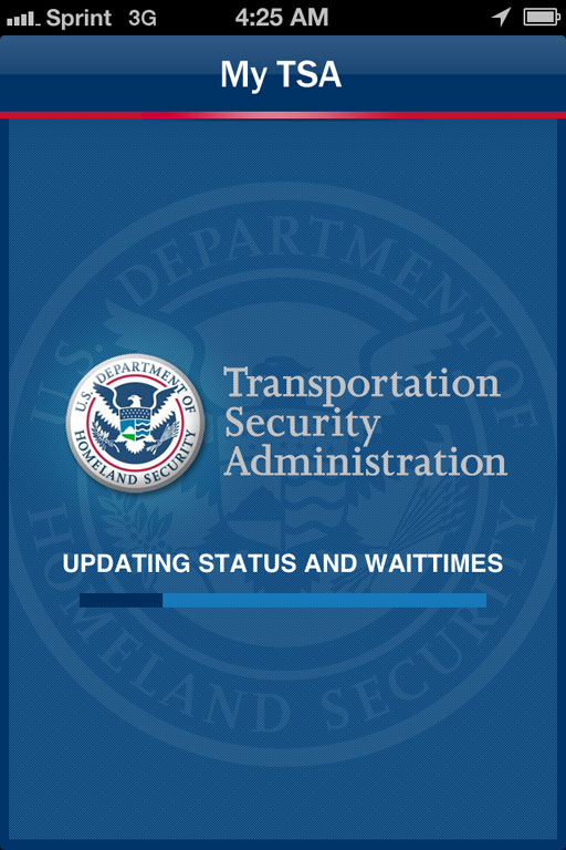 TSA app estimates delays, security lines
