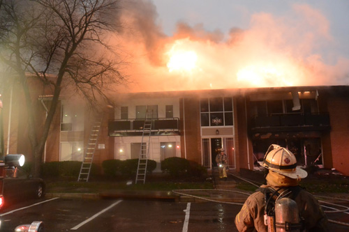 One rescued from apartment fire in Greenbelt (Photos)