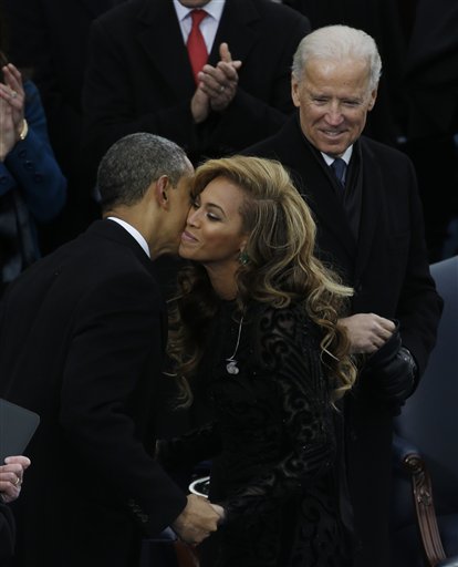2013 Barack Obama & Joe Biden 3" "January 21,2013" Inaugural Button xmas 