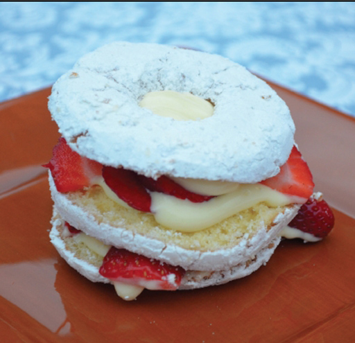 Recipe: Strawberry doughnut napoleon