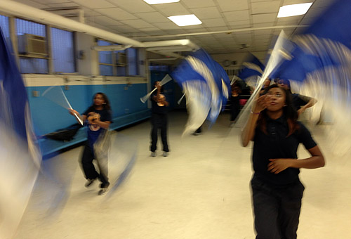 Ballou’s Majestic Marching Knights see symbolism in parade participation