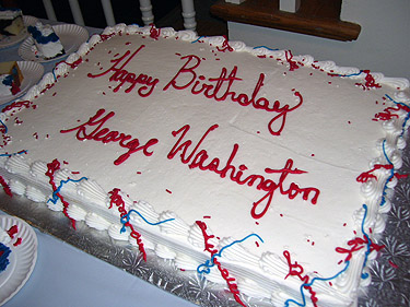 Washington’s boyhood home throws birthday party