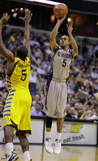 No. 18 Marquette falls 63-55 to No. 15 Georgetown