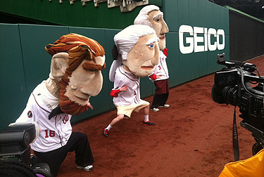 Nats mascot hopefuls compete for the job of a lifetime