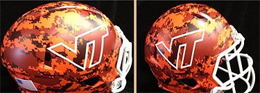 VT unveils new alternate helmet for 2013 season