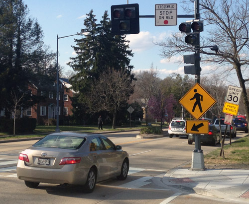 New D.C. traffic signals give pedestrians control