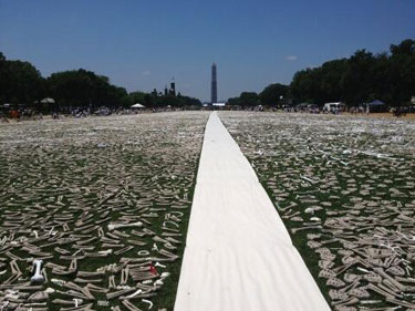 A stark reminder of genocide on the Mall
