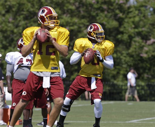 Training Camp Notebook: RGIII says knee brace to stay on for the season