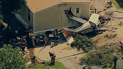 Plane crashes into Anne Arundel County mobile home, pilot hurt