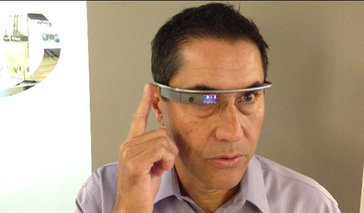 Google Glass peers toward future of wearable computers